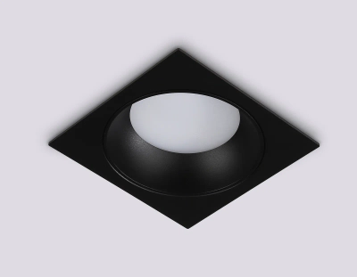 Светильник встраиваемый TN52339 SBK черный песок GX53 max 12W 115*115*25