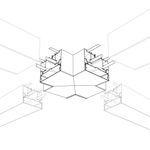 Угол S2-LINE-10570-X90 крестовой (Arlight, Металл)