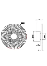 Настенный светильник Arte Lamp BEVEL A1612AP-5PB, 1хLED