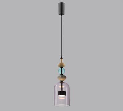 5046/12LA L-VISION ODL24 430 черный/фиолетовый/металл/стекло/керамика Подвес LED 12W 4000К 1400Лм PALLETA