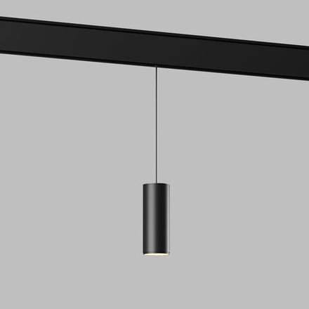 Slim Magnetic Трековый подвесной светодиодный светильник 12W 4200K Amend чёрный 85519/01