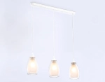 Подвесной светильник TR3536/3 WH/CL/FR белый/прозрачный/белый матовый E27*3 max 40W 640*120*820