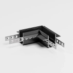 Slim Magnetic Коннектор угловой для встраиваемого шинопровода под ГКЛ 9,5мм черный 85214/00