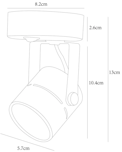 Спот Arte Lamp MIZAR A1311AP-1BK, 1хGU10