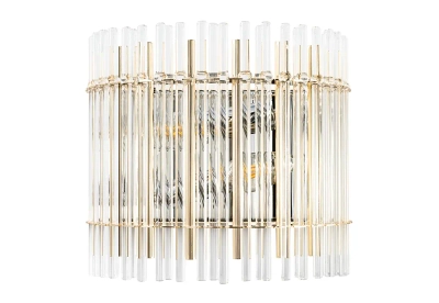 Бра Crystal Lux AURELIO AP2 GOLD+CHROME/TRANSPARENT 0210/402