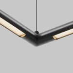 Угловой коннектор для системы Shelf без ввода питания, CA014CL-B. TM Maytoni