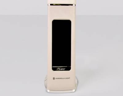 Светодиодная настольная лампа с дисплеем DE511 BG бежевый LED 3000-6400K 6W+LCD 2W