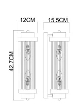Настенный светильник Arte Lamp HANNA A1070AP-2PB, 2хE14