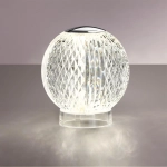 5007/2TL L-VISION ODL24 567 хром/металл/акрил Настольный светильник LED 2W 4000K 200лм CRYSTAL
