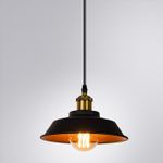 Подвесной светильник Arte Lamp CAPPELLO A7038SP-1BK, 1хE27