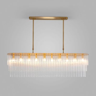 Умная подвесная люстра со стеклянным рассеивателем 488/10