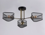 Светильник подвесной TR80171/3 SB/BK бронза/черный E27/3 max 40W D600*215