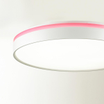 7708/EL COLOR SN 154 Светильник пластик/розовый LED 70Вт 3000-6000К D500 IP43 пульт ДУ KEZO PINK