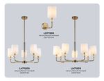 Светильник настенный LH71506 BS/FR латунь/белый матовый E14 max 40W 230*120*310