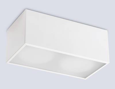 Светильник накладной TN6534/2 WH белый IP44 GX53/2 200*100*80