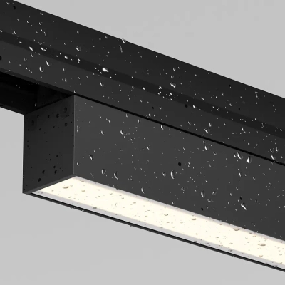 Уличный трековый светильник Базис / Basis Exility IP 3000К 24Вт 120° черный, O-TR02-1-S-24WB3K. TM Maytoni