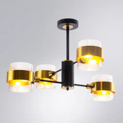 Люстра на штанге Arte Lamp CARLO A8205SP-4BK, 4хE14