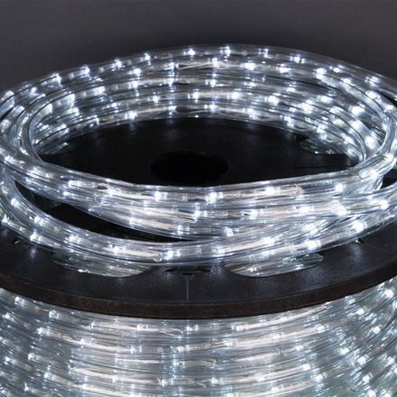 13-2W-100M-220V-LED-U W/W FLASH дюралайт круглый