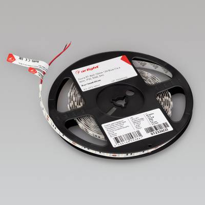 Лента RT-B60-10mm 12V Blue (14.4 W/m, IP20, 5m) (Arlight, Открытый)