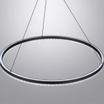 359711 LEDO NT25 332 черный Светильник подвесной диммир. со сменой цв.темпер. (пульт ДУ/прилож. Smart Life) IP20 LED 70W 220-240V 1800-4000К MONILE