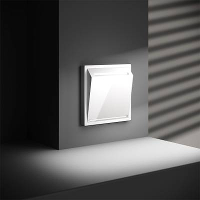 VLS010701 Выключатель встраиваемый VOLTUM S70 карточный 16А, (белый глянцевый). (ТМ Maytoni)