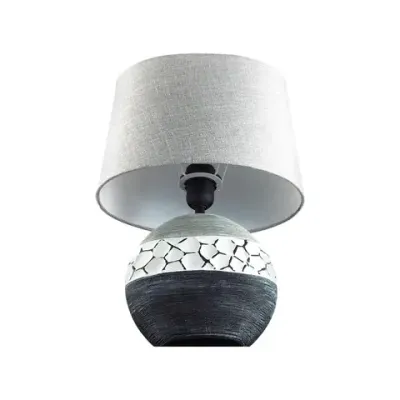 8119/1T COMFI LN26 489 серый, керамика/текстиль Настольная лампа E27 1*60W 220V AVALONA