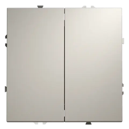 VLS020103 Выключатель встраиваемый VOLTUM S70 двухклавишный 10А, (кашемир). (ТМ Maytoni)