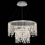 SL6201.103.55 Люстра подвесная ST-Luce Серебристый/Прозрачный LED 1*55W 3000K/4000K/6000K