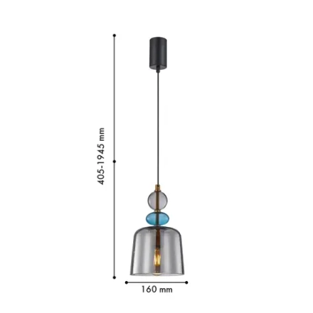 Подвес Vinglas 4342-1P, 1*E27*40W. ТМ F-Promo
