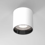 Светильник потолочный светодиодный 10W 4200K белый/чёрный жемчуг 25034/LED