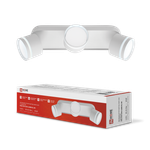 Светильник НПБ-СПОТ-Gх53 3хSBM-NL-WH 380х80х90мм потолочн. с подсветкой бел. IN HOME 4690612052281