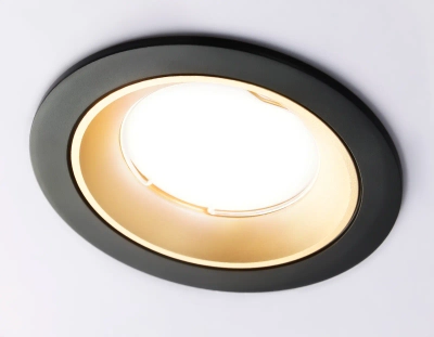 Встраиваемый точечный светильник MR16 A8923 BK/GD черный/золото MR16 GU5.3 D92*24