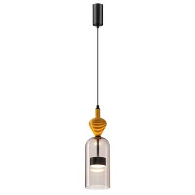 5046/12LB L-VISION ODL24 431 черный/светл.коричневый/металл/стекло/керамика Подвес LED 12W 4000К 1400Лм PALLETA
