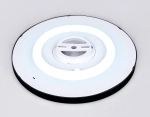 Потолочный светодиодный светильник FZ3050 BK черный IP44 24W+10W 6400+6400К D290*40 (Без ПДУ)