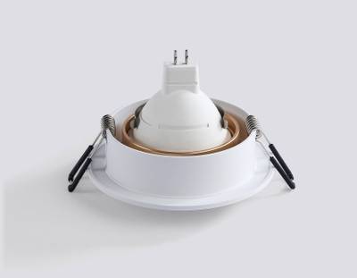 Светильник встраиваемый TN102723 WH/GD белый/золото GU5.3 92*92*23