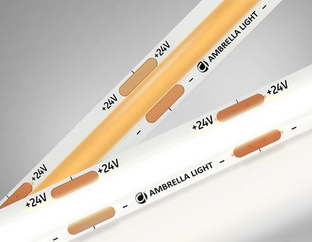 Светодиодная лента GS4702 COB 480Led /12W m/ 24V IP20 4500K/ 5000*8*1.54mm/ кратность резки 50mm (2 конт.)