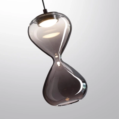 5092/4L PENDANT ODL25 357 черный/прозрачн/дымчатый градиент/металл/стекло Подвес LED 4W 4000K 388Лм GLESSI