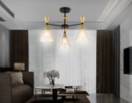 Подвесной светильник TR3169/3 BK/GD черный/золото E27/3 max 60W D580*380