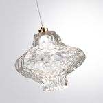 5107/3L L-VISION  ODL26 антич.бронза/прозрачный металл/стекло Подвес LED x 3W 4000K ORDI