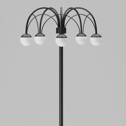 Напольный светодиодный светильник с регулировкой цветовой температуры Ragno 90194 черный