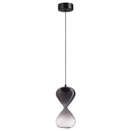 5092/4LA PENDANT ODL25 357 черный/дымчатый градиент/прозрачн./металл/стекло Подвес LED 4W 4000K 388Лм GLESSI