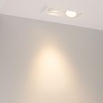 Светильник MS-VORTEX-BUILT-S210x117-2x20W Warm3000 (WH-WH, 40 deg, 230V) (Arlight, IP20 Металл, 5 лет)