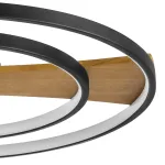 723227 Люстра LODI LED 43W 3440LM ЧЕРНЫЙ/ДЕРЕВО 3000K Lightstar