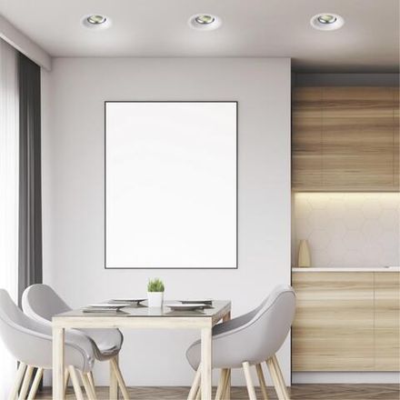 358024 SPOT NT19 277 белый Встраиваемый светильник IP20 LED 4100К 10W 220V GLOK