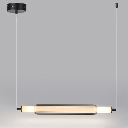 6556/15L LEDIO LN25 черный/дымчатый/металл/акрил, стекло Подвес LED 15W 4000К 220V TRENDY