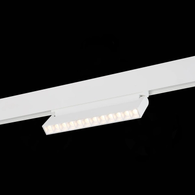 ST364.536.12 Магнитный трековый светильник белый LED 1*12W 3000K 1 009Lm Ra>80 36° IP20 L219xW22xH108 48V