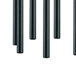 L8T747247 Люстра TUBO LED 40W 2560LM 25G ЧЕРНЫЙ 4000K (574737+747247 (8шт)