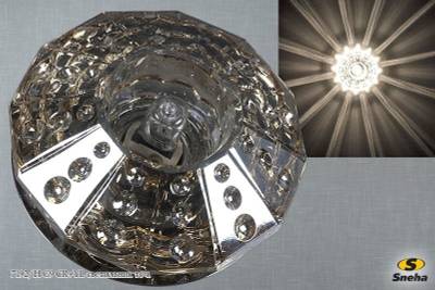 7192/H G9 CR+YL светильник точ.