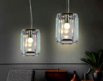 Подвесной светильник TR5107 CH/CL хром/прозрачный E27/1 max 40W 150*150*1200