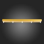 SL001.213.05 Потолочное крепление на 5 ламп (прямоугольное) ST-Luce Золотистый